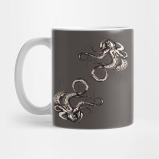 2 octopus with tentacles Mug